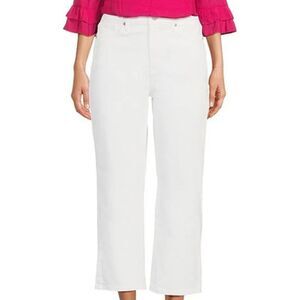 072 NWT NYDJ Joni High Rise Straight Leg Relaxed Fit Carpi Size 4